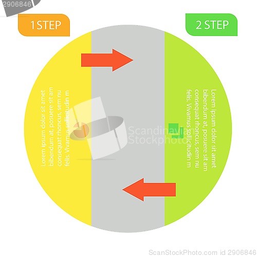 Image of info graphic business circle