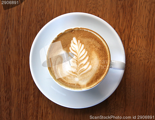 Image of Cup of Frothy Coffee