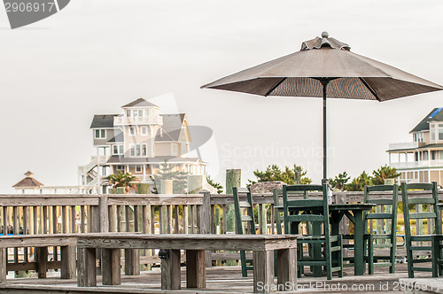 Image of gazebo jetties near beach