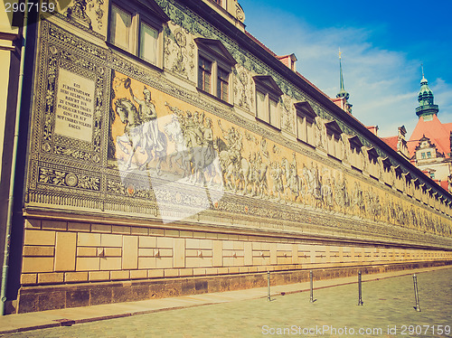 Image of Fuerstenzug Procession of Princes in Dresden, Germany