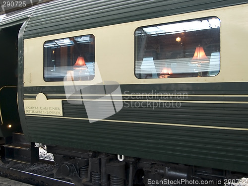 Image of Luxury dining railway car