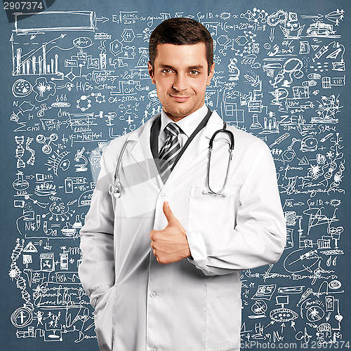 Image of Doctor Man With Stethoscope