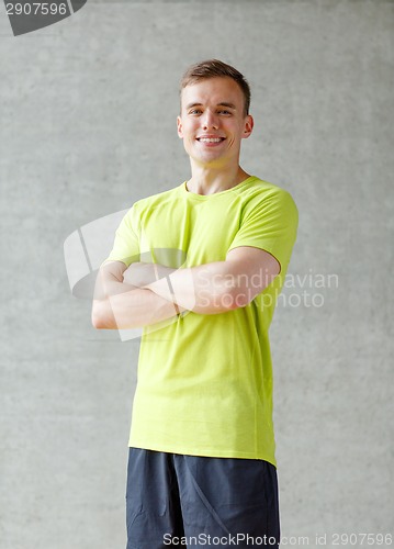 Image of smiling man in gym