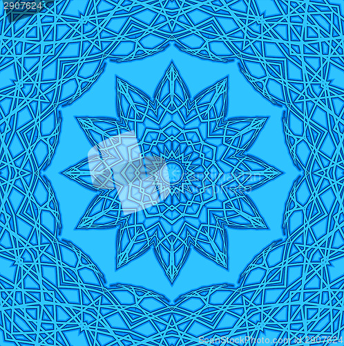 Image of Abstract blue pattern