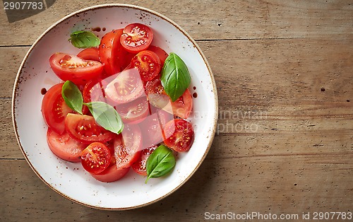 Image of fresh tomato salad