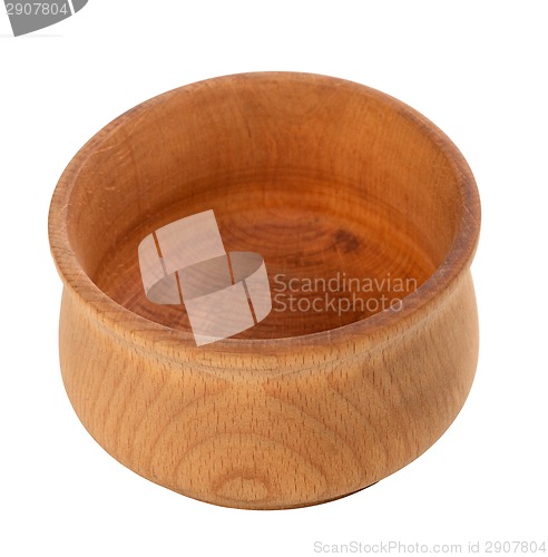 Image of Empty wooden bowl