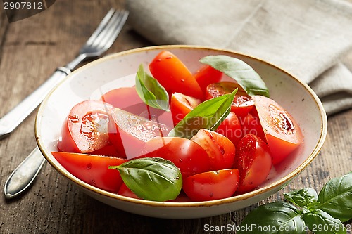 Image of fresh tomato salad