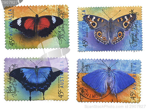 Image of Butterfly Stamps