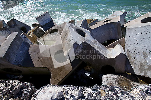 Image of Dolos, Concrete Block 