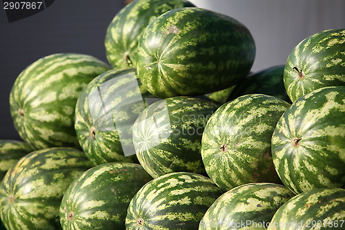 Image of Striped watermelons