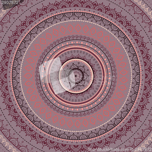 Image of Mandala. Indian decorative pattern.