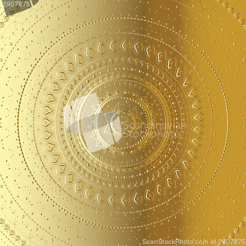 Image of Mandala. Indian decorative pattern.