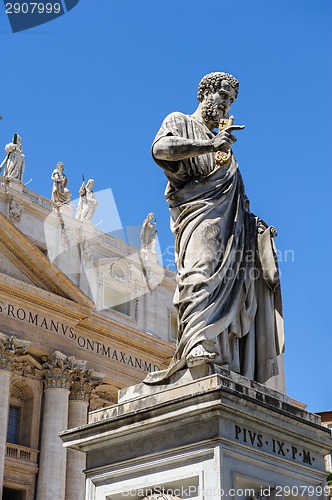 Image of Saint Peter statue, Vatican city, Rome