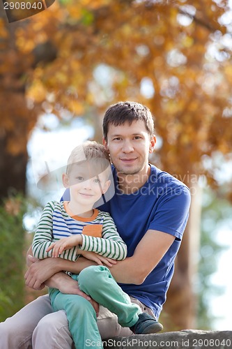 Image of family at fall