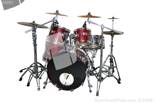 Image of Isolated drum set