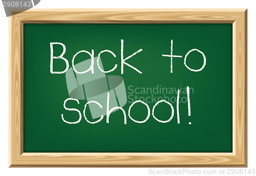 Image of chalkboard back to school