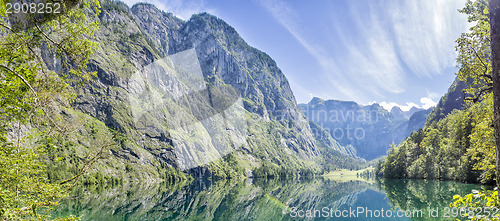 Image of Panorama lake Obersee