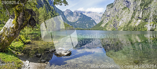 Image of Panorama lake Obersee