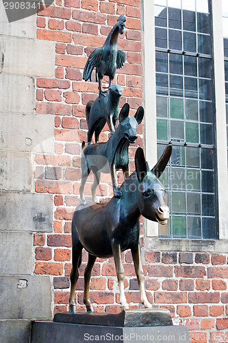 Image of The Musicians of Bremen statue