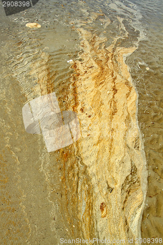 Image of Details in the sand at the beach in Denmark