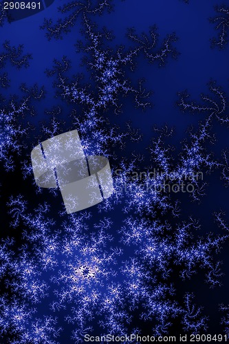 Image of Dark Blue Fractal