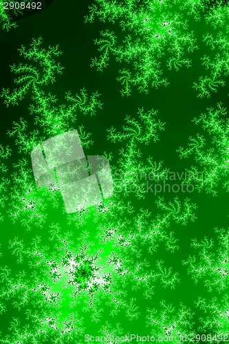 Image of Glowing Green Fractal