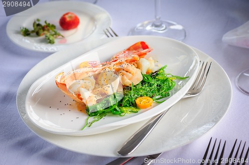 Image of Prepared lobster on plate