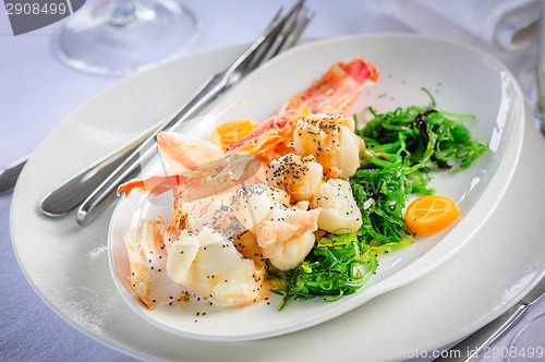 Image of Prepared lobster on plate