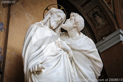 Image of Kiss of Judas statue