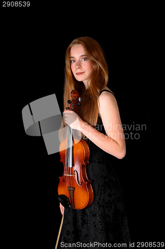 Image of Woman with violin.