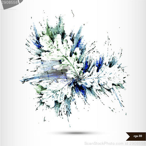 Image of Abstract hand drawn watercolor background.