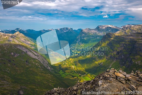 Image of View of Geiranger