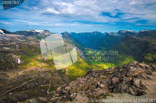 Image of View of Geiranger