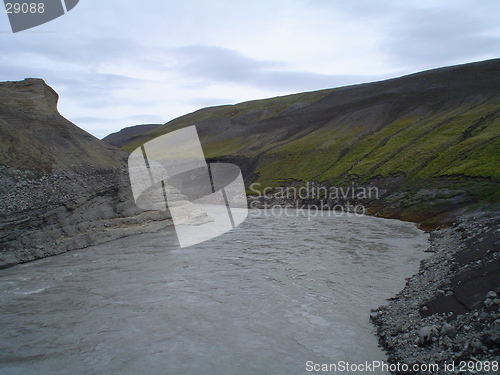 Image of glacier river