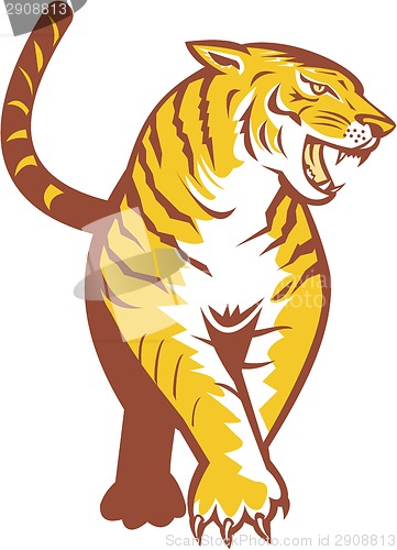 Image of Tiger Prowling Retro