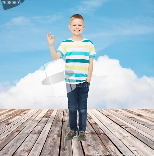 Image of little boy in casual clothes