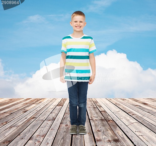 Image of little boy in casual clothes
