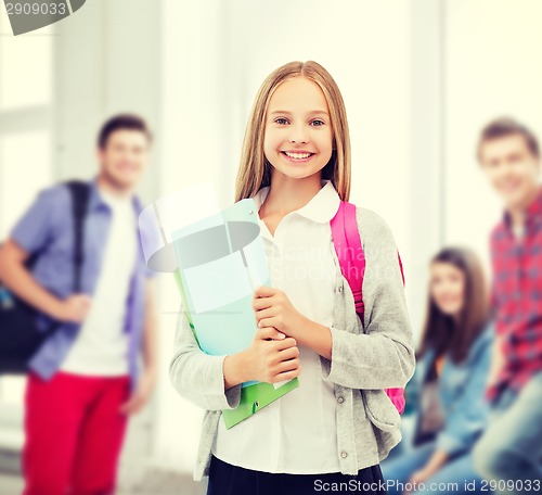 Image of happy and smiling teenage girl