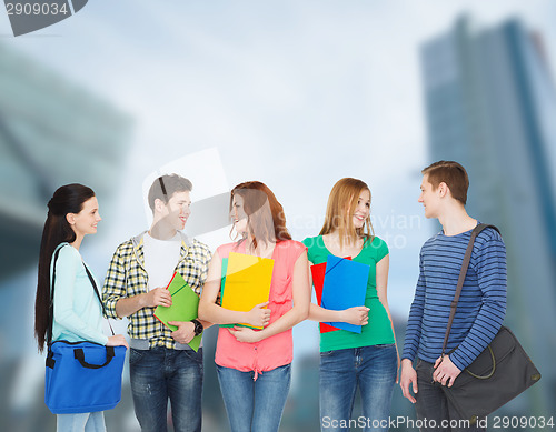 Image of group of smiling students standing