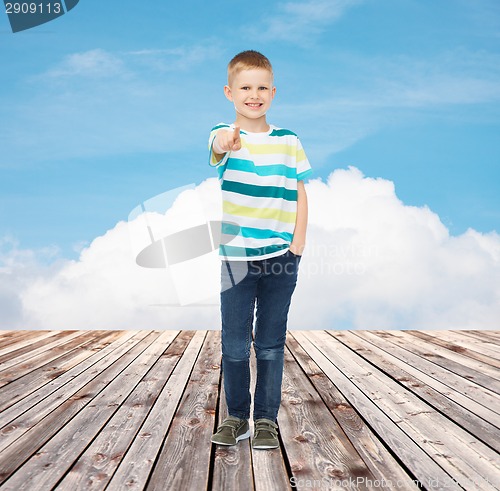 Image of little boy in casual clothes