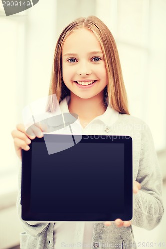 Image of girl with tablet pc at school
