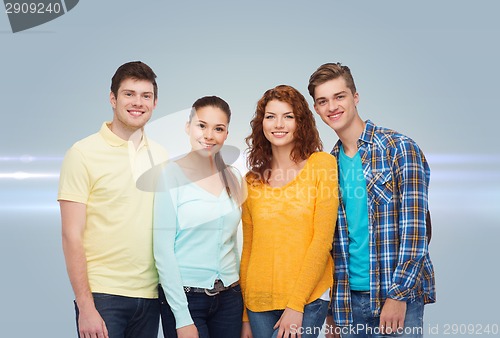 Image of group of smiling teenagers