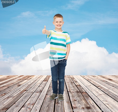 Image of little boy in casual clothes