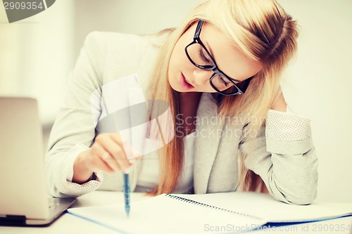 Image of bored and tired woman