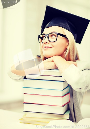 Image of student in graduation cap