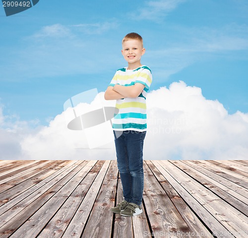 Image of little boy in casual clothes