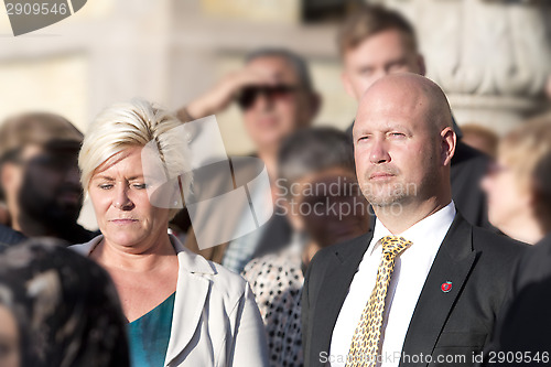 Image of Siv Jensen and Anders Anundsen