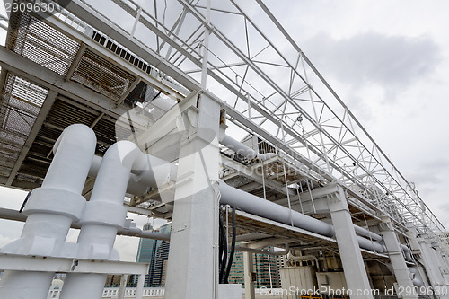 Image of Pipe on the roof top 