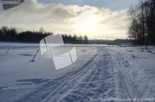 Image of Snowmobile road