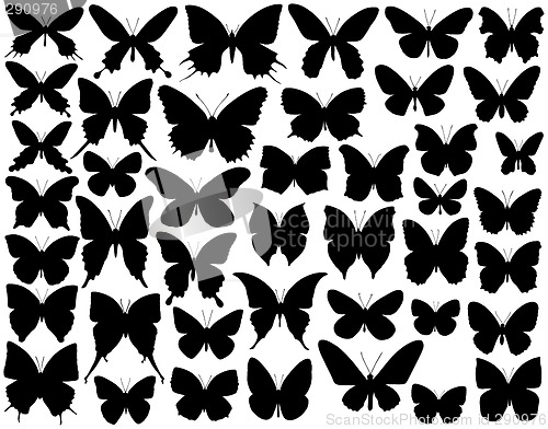 Image of Butterfly shapes